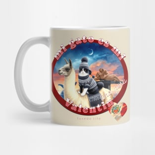 My Peruvian Valentine Cat Tuxedo Life 01T Mug